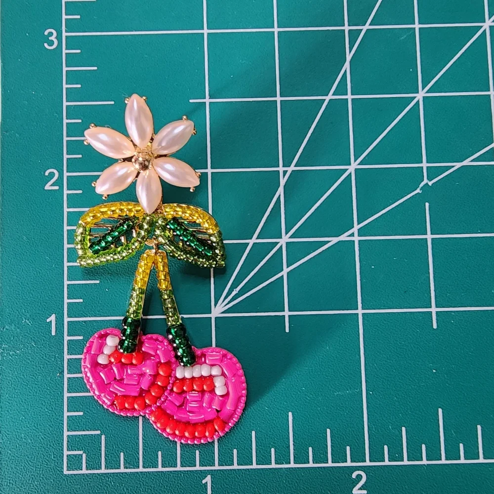 Baublebar cherry earrings - Picture 3 of 5